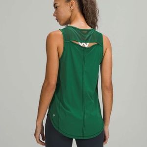 Lululemon Sculpt Tank Top - Sz 10 Everglade Green